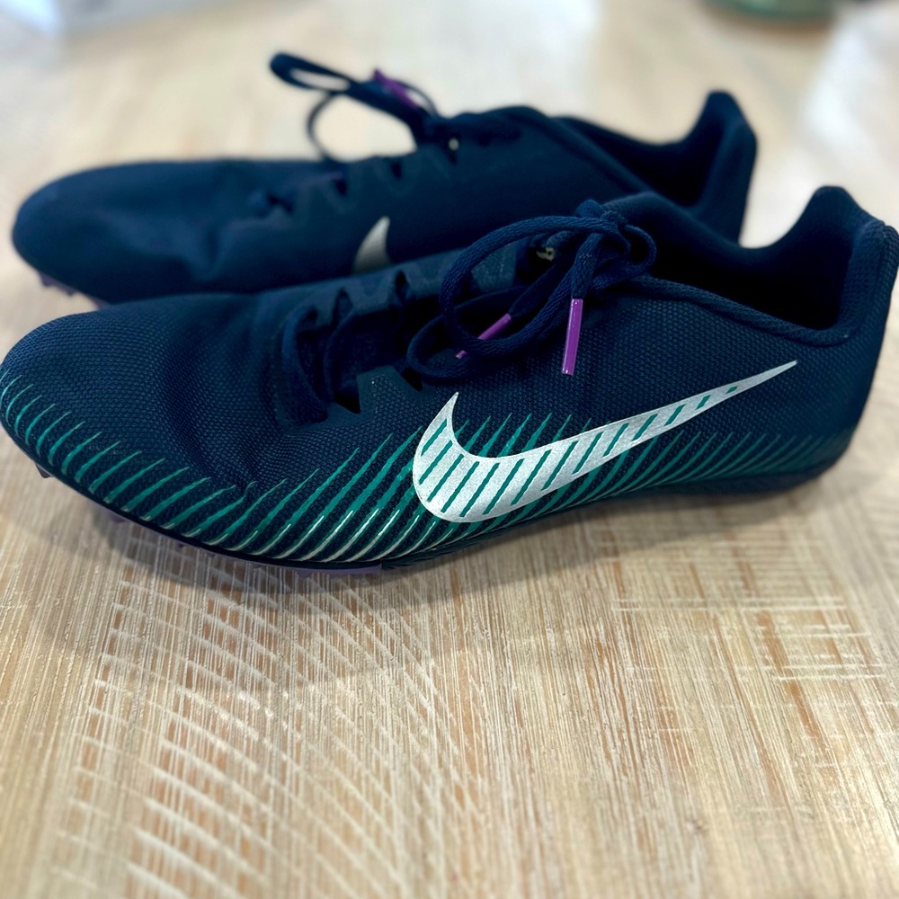 Nike Zoom Rival M9 Obsidian Wildberry Track Cleats 9